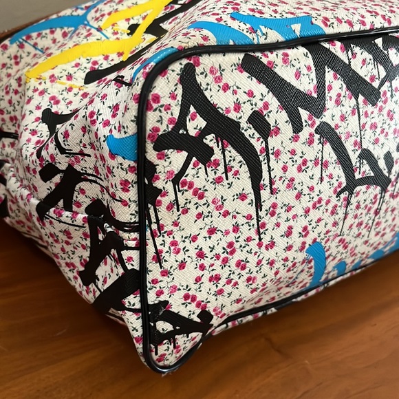 Authentic L.A.M.B Ditzy Graffiti Hobo Handbag - Picture 15 of 17